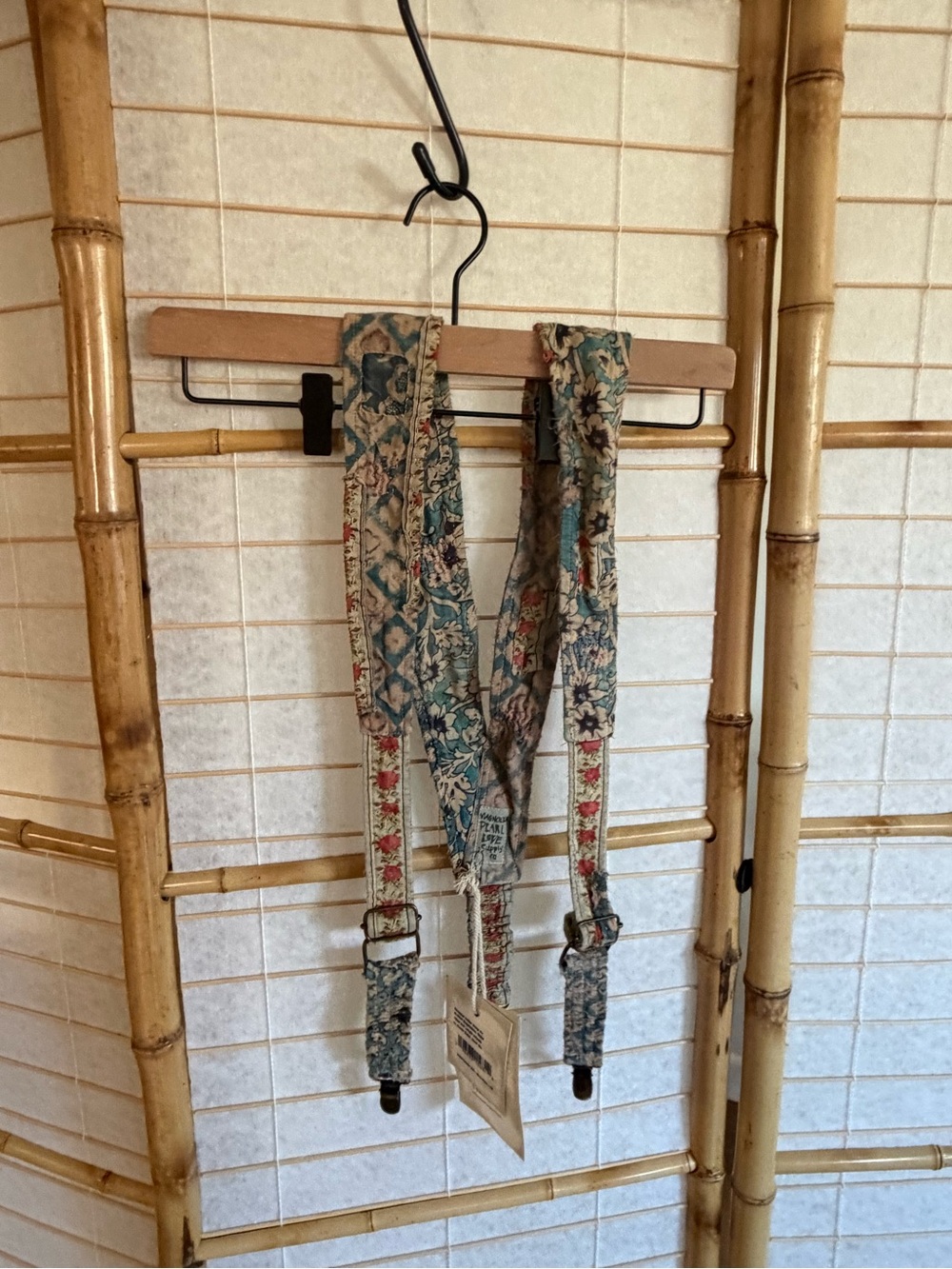 Magnolia Pearl Floral Adjustable 💙🐋 “Blue 👀 “ Suspenders - NWT